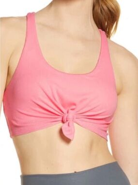 Alo Yoga Knot racerback bra Pink Sz XS